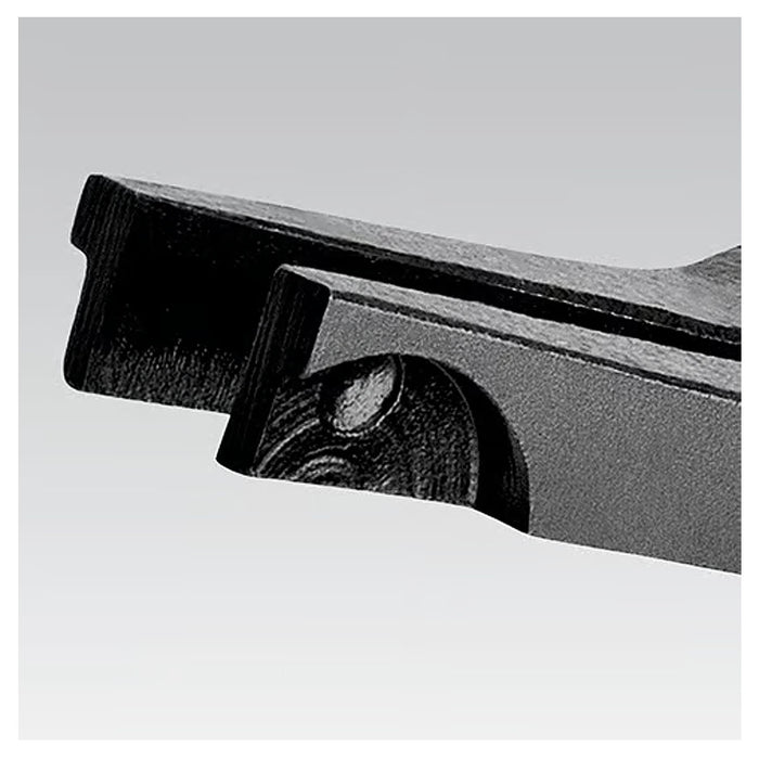 Kìm mở phe ngoài dạng móng ngựa, góc vát đầu kìm 30° KNIPEX 45 21 200 chiều dài 220mm, mạ đen nhám, tay cầm bọc nhựa kháng dầu mở