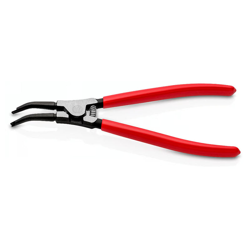 Kìm mở phe ngoài dạng móng ngựa, góc vát đầu kìm 30° KNIPEX 45 21 200 chiều dài 220mm, mạ đen nhám, tay cầm bọc nhựa kháng dầu mở