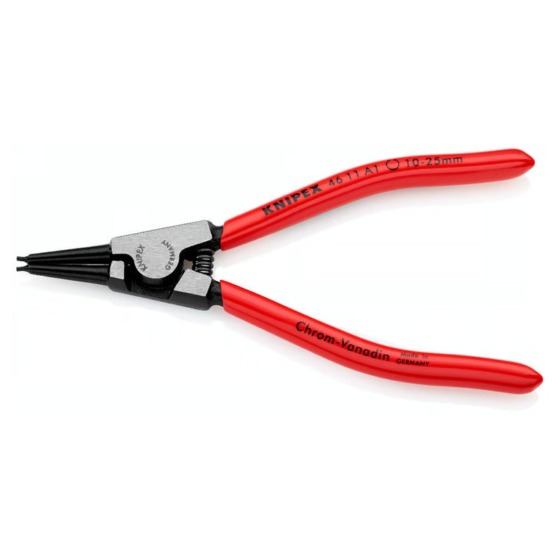 Kìm mở phe ngoài KNIPEX chiều dài từ 140mm - 320mm, khả năng mở phe từ Ø3mm - Ø140mm, mạ đen nhám tay cầm bọc nhựa kháng dầu mở