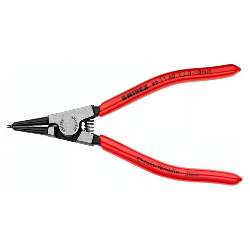 Kìm mở phe ngoài KNIPEX chiều dài từ 140mm - 320mm, khả năng mở phe từ Ø3mm - Ø140mm, mạ đen nhám tay cầm bọc nhựa kháng dầu mở