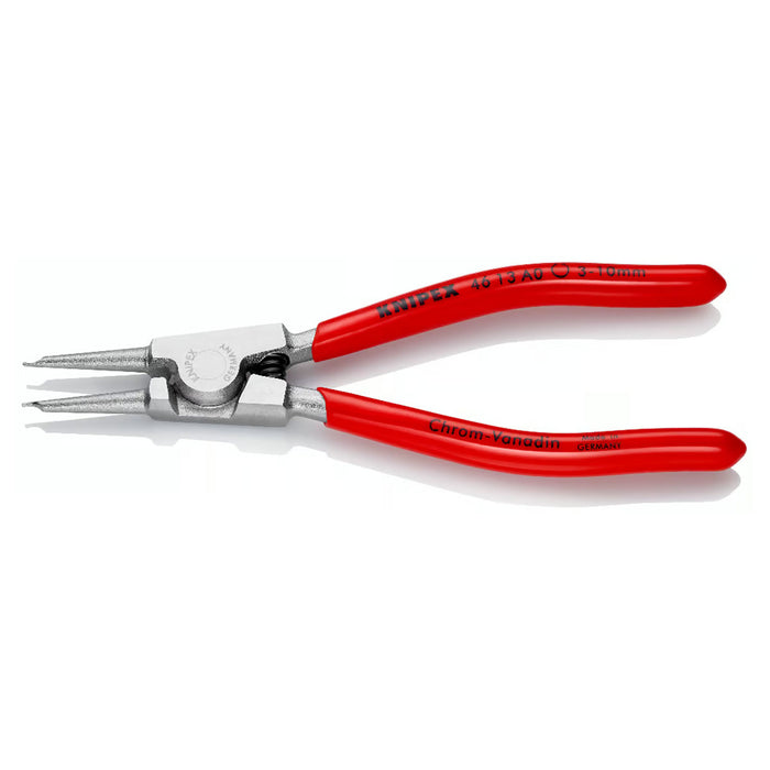 Kìm mở phe ngoài KNIPEX chiều dài từ 140mm - 210mm, khả năng mở phe từ Ø3mm - Ø100mm, mạ chrome tay cầm bọc nhựa kháng dầu mở