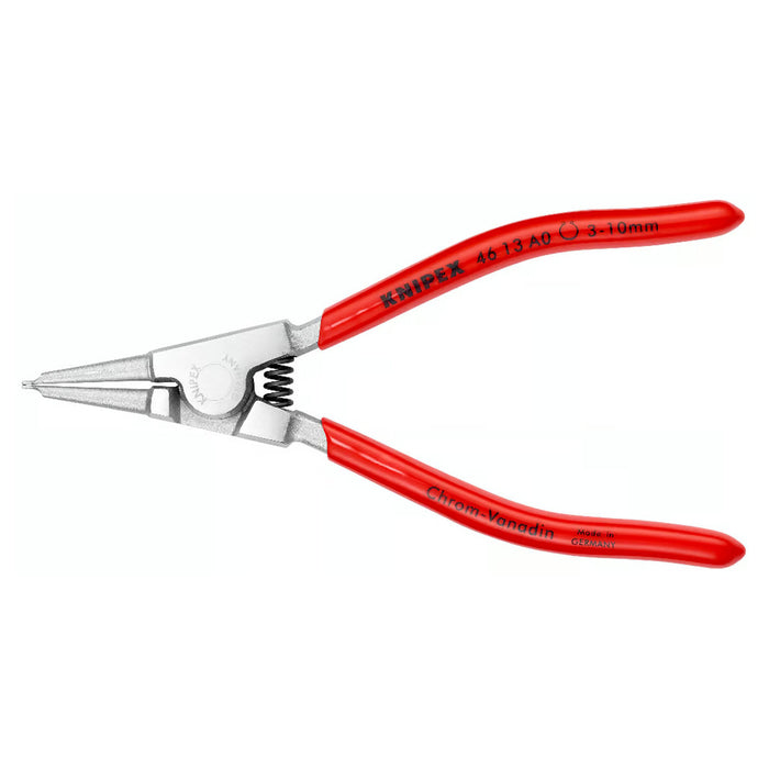 Kìm mở phe ngoài KNIPEX chiều dài từ 140mm - 210mm, khả năng mở phe từ Ø3mm - Ø100mm, mạ chrome tay cầm bọc nhựa kháng dầu mở