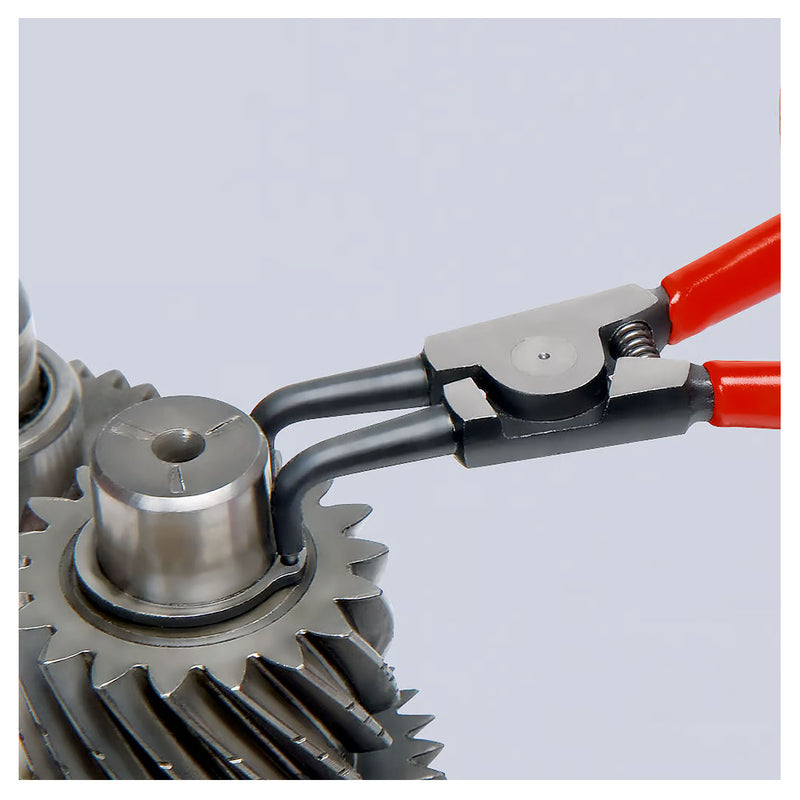 Kìm mở phe ngoài, đầu mũi cong 90° KNIPEX chiều dài từ 125mm - 300mm, khả năng mở phe từ Ø3mm - Ø140mm, mạ đen nhám tay cầm bọc nhựa kháng dầu mở