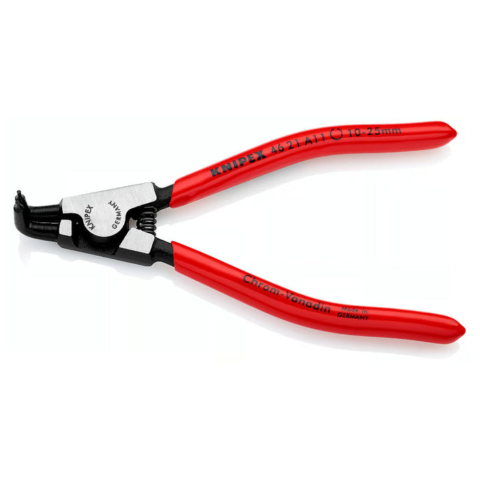 Kìm mở phe ngoài, đầu mũi cong 90° KNIPEX chiều dài từ 125mm - 300mm, khả năng mở phe từ Ø3mm - Ø140mm, mạ đen nhám tay cầm bọc nhựa kháng dầu mở