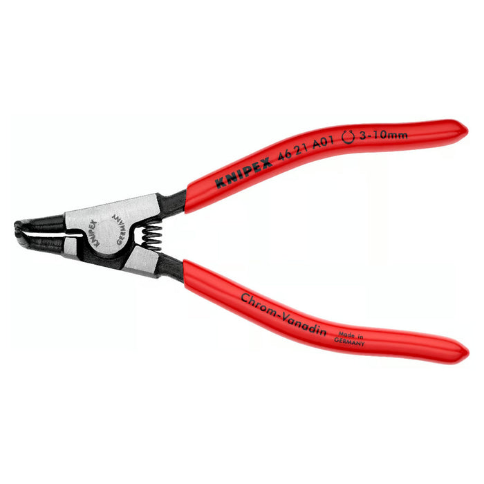 Kìm mở phe ngoài, đầu mũi cong 90° KNIPEX chiều dài từ 125mm - 300mm, khả năng mở phe từ Ø3mm - Ø140mm, mạ đen nhám tay cầm bọc nhựa kháng dầu mở
