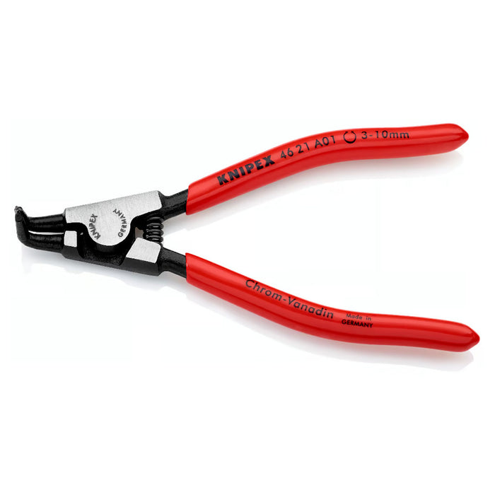 Kìm mở phe ngoài, đầu mũi cong 90° KNIPEX chiều dài từ 125mm - 300mm, khả năng mở phe từ Ø3mm - Ø140mm, mạ đen nhám tay cầm bọc nhựa kháng dầu mở