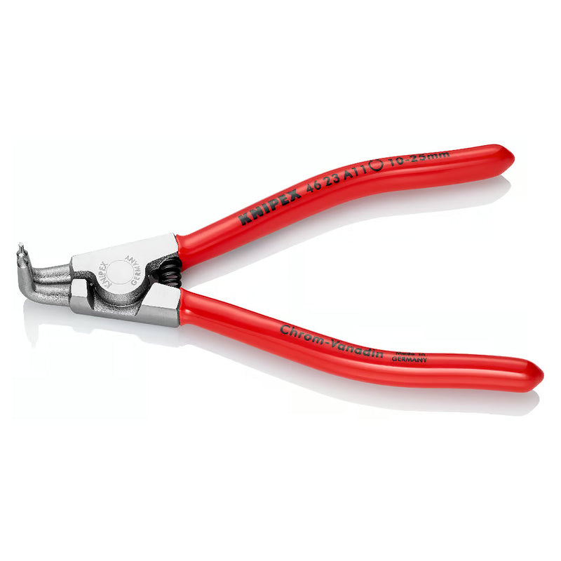 Kìm mở phe ngoài, đầu mũi cong 90° KNIPEX chiều dài từ 125mm - 200mm, khả năng mở phe từ Ø3mm - Ø100mm, mạ chrome tay cầm bọc nhựa kháng dầu mở
