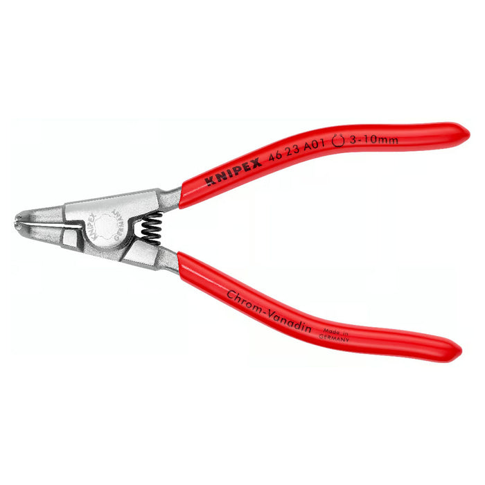 Kìm mở phe ngoài, đầu mũi cong 90° KNIPEX chiều dài từ 125mm - 200mm, khả năng mở phe từ Ø3mm - Ø100mm, mạ chrome tay cầm bọc nhựa kháng dầu mở