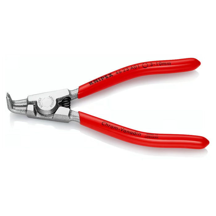 Kìm mở phe ngoài, đầu mũi cong 90° KNIPEX chiều dài từ 125mm - 200mm, khả năng mở phe từ Ø3mm - Ø100mm, mạ chrome tay cầm bọc nhựa kháng dầu mở