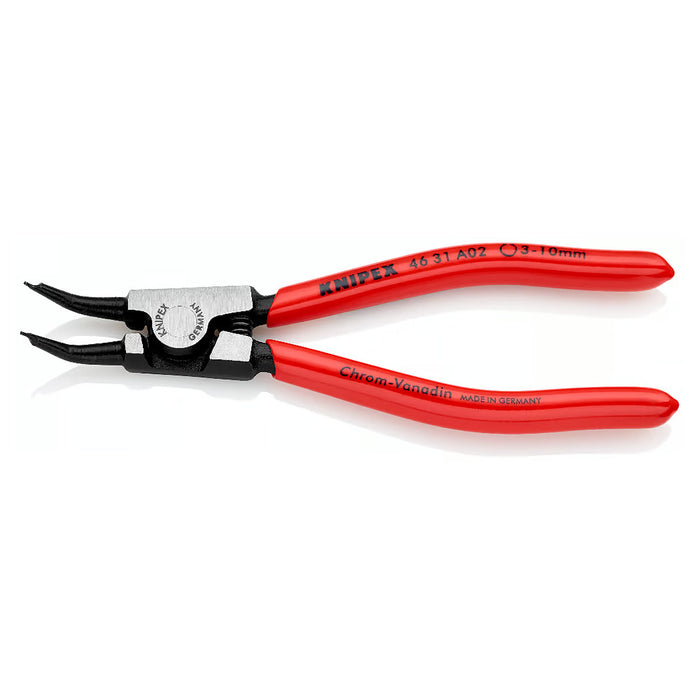 Kìm mở phe ngoài, đầu mũi cong 45° KNIPEX chiều dài từ 130mm - 310mm, khả năng mở phe từ Ø3mm - Ø140mm, mạ đen nhám tay cầm bọc nhựa kháng dầu mở