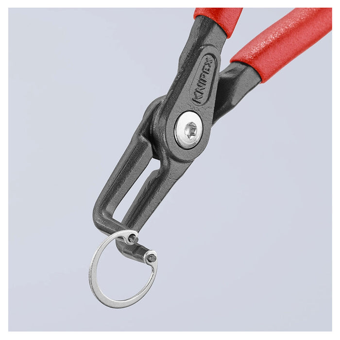 Kìm mở phe trong, đầu mũi siêu mảnh cong 90°  KNIPEX chiều dài từ 130mm - 305mm, khả năng mở phe từ Ø8mm - Ø140mm, mạ xám nhám tay cầm bọc nhựa chống trượt