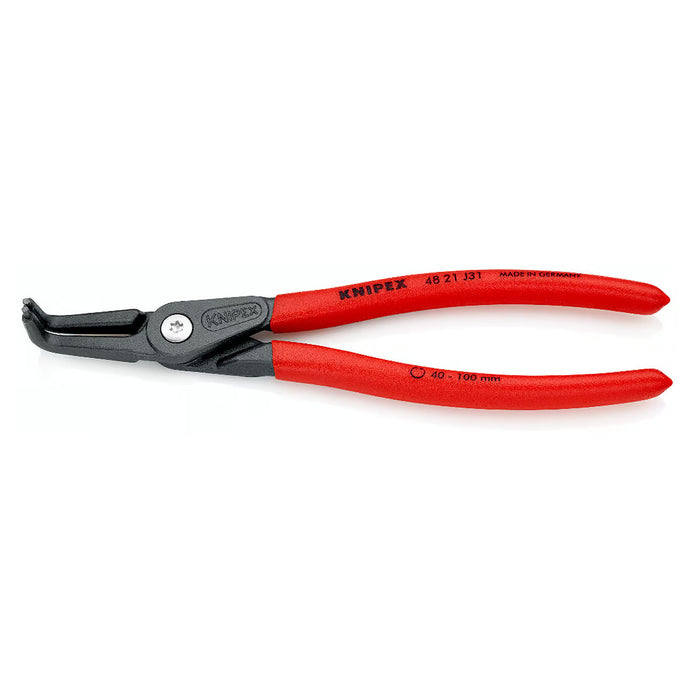 Kìm mở phe trong, đầu mũi siêu mảnh cong 90°  KNIPEX chiều dài từ 130mm - 305mm, khả năng mở phe từ Ø8mm - Ø140mm, mạ xám nhám tay cầm bọc nhựa chống trượt