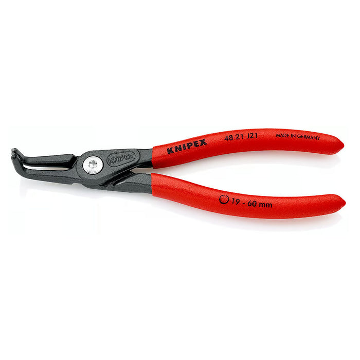 Kìm mở phe trong, đầu mũi siêu mảnh cong 90°  KNIPEX chiều dài từ 130mm - 305mm, khả năng mở phe từ Ø8mm - Ø140mm, mạ xám nhám tay cầm bọc nhựa chống trượt