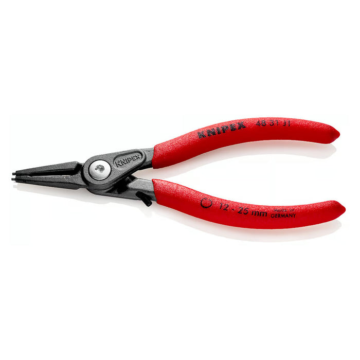 Kìm mở phe trong, đầu mũi siêu mảnh, có chốt chặn KNIPEX chiều dài từ 140mm - 225mm, khả năng mở phe từ Ø8mm - Ø100mm, mạ xám nhám tay cầm bọc nhựa chống trượt