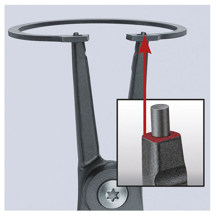 Kìm mở phe ngoài, đầu mũi siêu mảnh KNIPEX chiều dài từ 140mm - 320mm, khả năng mở phe từ Ø3mm - Ø140mm, mạ xám nhám tay cầm bọc nhựa chống trượt