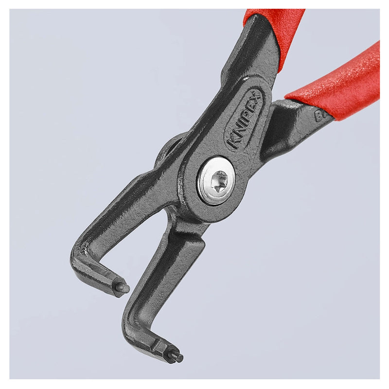 Kìm mở phe ngoài, đầu mũi siêu mảnh cong 90° KNIPEX chiều dài từ 130mm - 305mm, khả năng mở phe từ Ø3mm - Ø140mm, mạ xám nhám tay cầm bọc nhựa chống trượt