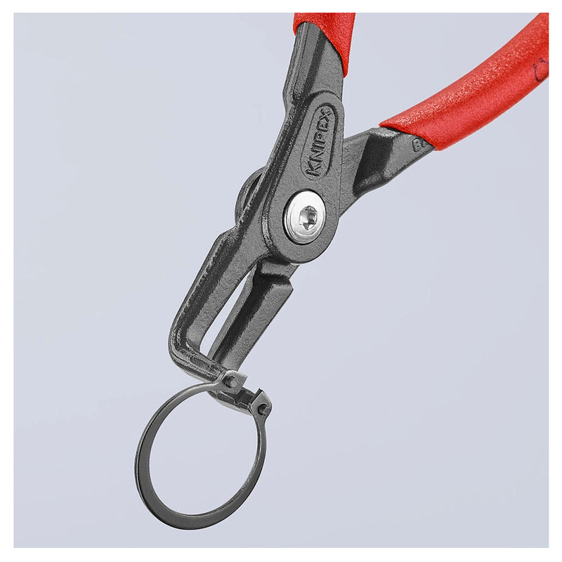 Kìm mở phe ngoài, đầu mũi siêu mảnh cong 90° KNIPEX chiều dài từ 130mm - 305mm, khả năng mở phe từ Ø3mm - Ø140mm, mạ xám nhám tay cầm bọc nhựa chống trượt