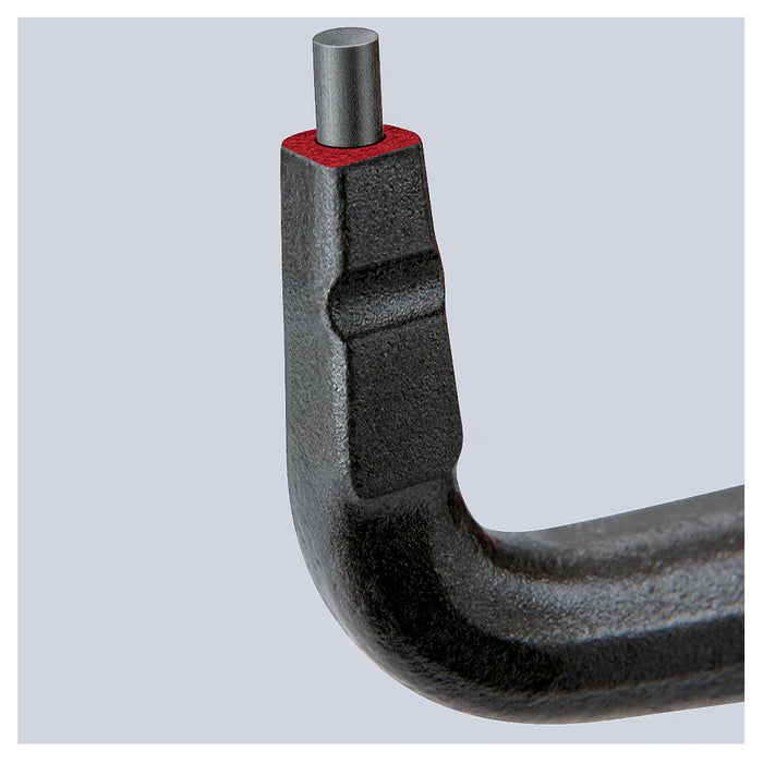 Kìm mở phe ngoài, đầu mũi siêu mảnh cong 90° KNIPEX chiều dài từ 130mm - 305mm, khả năng mở phe từ Ø3mm - Ø140mm, mạ xám nhám tay cầm bọc nhựa chống trượt