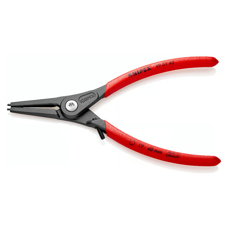 Kìm mở phe ngoài, đầu mũi siêu mảnh, có chốt chặn KNIPEX chiều dài từ 140mm - 225mm, khả năng mở phe từ Ø3mm - Ø100mm, mạ xám nhám tay cầm bọc nhựa chống trượt
