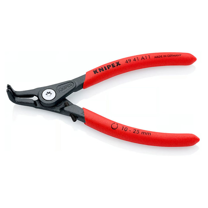 Kìm mở phe ngoài, đầu mũi siêu mảnh cong 90° có chốt chặn KNIPEX chiều dài từ 130mm - 210mm, khả năng mở phe từ Ø3mm - Ø100mm, mạ xám nhám tay cầm bọc nhựa chống trượt