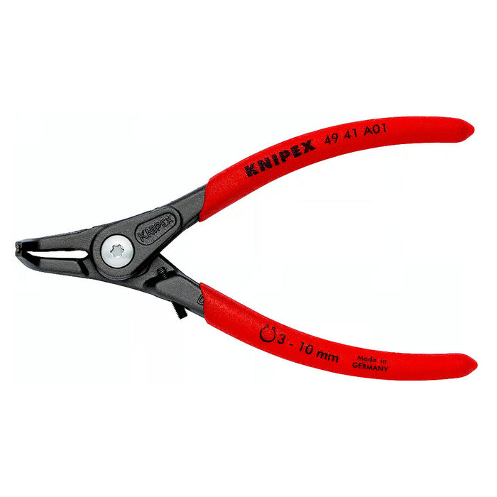 Kìm mở phe ngoài, đầu mũi siêu mảnh cong 90° có chốt chặn KNIPEX chiều dài từ 130mm - 210mm, khả năng mở phe từ Ø3mm - Ø100mm, mạ xám nhám tay cầm bọc nhựa chống trượt