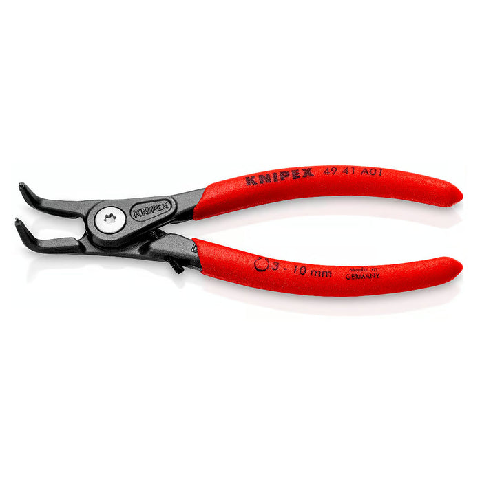Kìm mở phe ngoài, đầu mũi siêu mảnh cong 90° có chốt chặn KNIPEX chiều dài từ 130mm - 210mm, khả năng mở phe từ Ø3mm - Ø100mm, mạ xám nhám tay cầm bọc nhựa chống trượt
