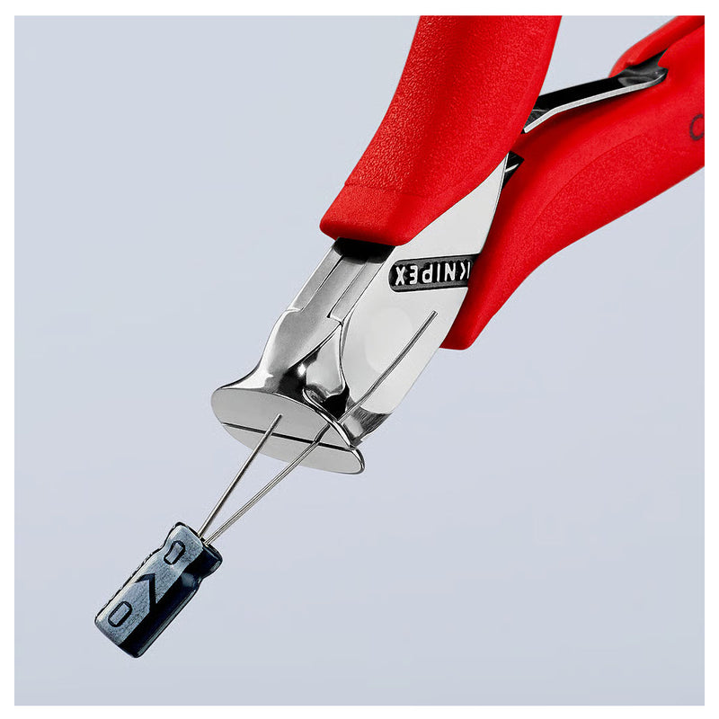 Kìm cắt linh kiện điện tử, có nang trợ lực KNIPEX 64 01 115 chiều dài 115mm, khả năng cắt từ 0.6mm - 2.0mm