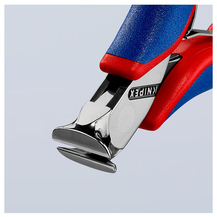 Kìm cắt linh kiện điện tử, có nang trợ lực KNIPEX 64 02 115 chiều dài 115mm, khả năng cắt từ 0.6mm - 2.0mm