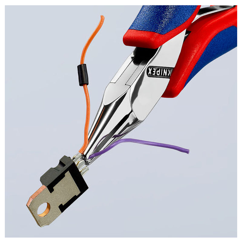 Kìm cắt linh kiện điện tử, có nang trợ lực KNIPEX 64 22 115 chiều dài 115mm, khả năng cắt 0.8mm