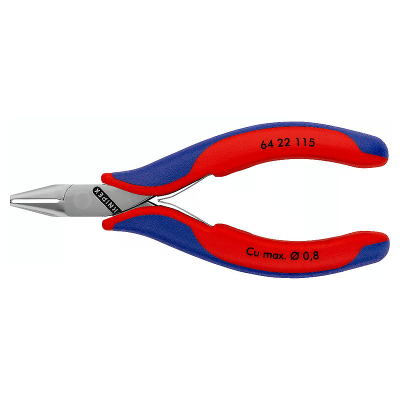 Kìm cắt linh kiện điện tử, có nang trợ lực KNIPEX 64 22 115 chiều dài 115mm, khả năng cắt 0.8mm