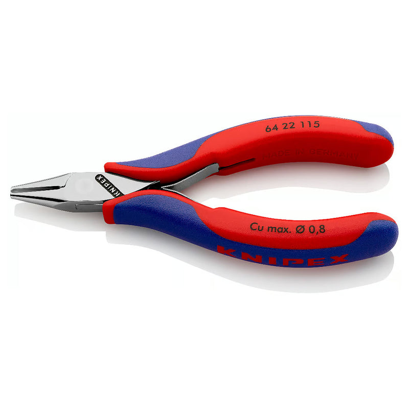 Kìm cắt linh kiện điện tử, có nang trợ lực KNIPEX 64 22 115 chiều dài 115mm, khả năng cắt 0.8mm
