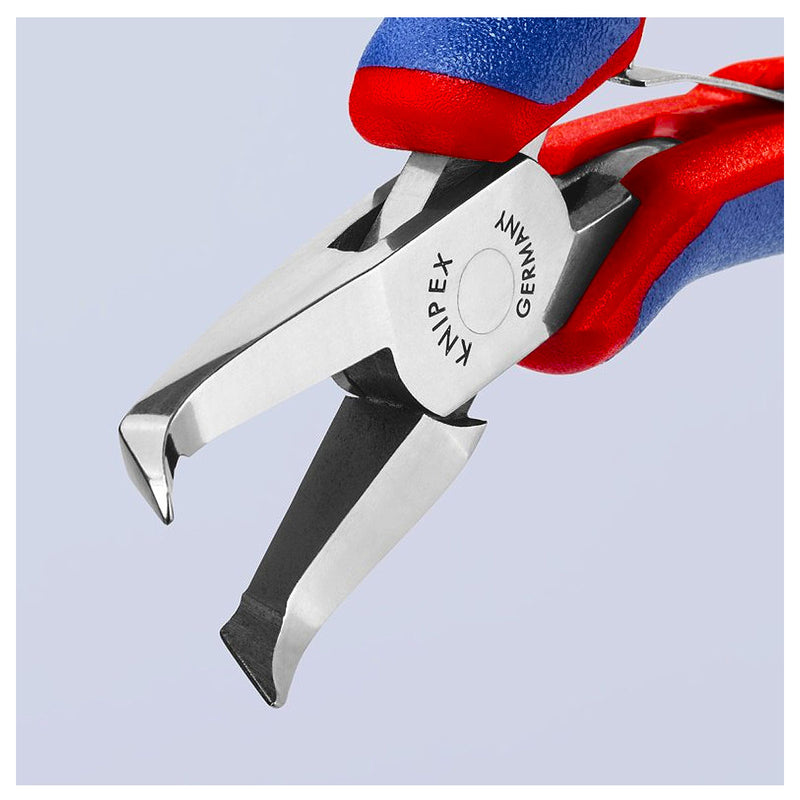 Kìm cắt linh kiện đử, mũi cong 35°, có nang trợ lực KNIPEX 64 72 120 chiều dài 120mm, khả năng cắt 1.5mm