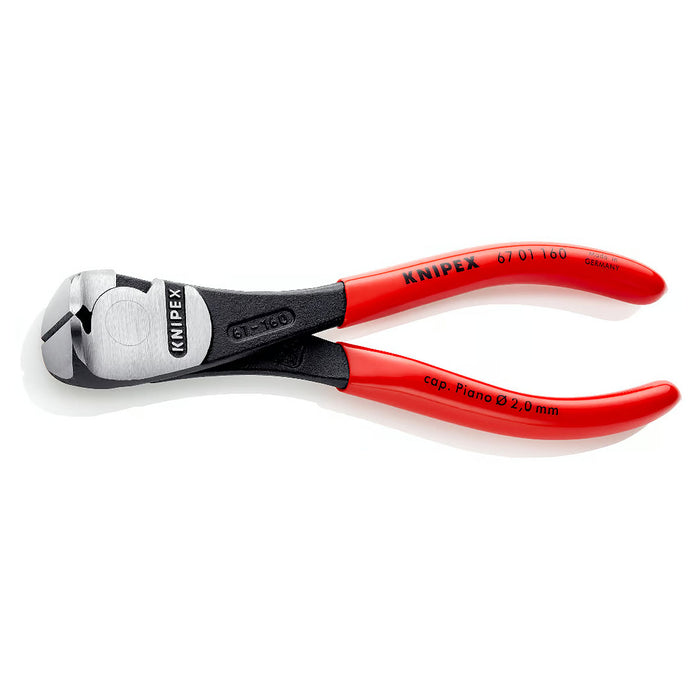 Kìm cắt kiểu càng cua KNIPEX chiều dài từ 140mm - 200mm, mạ đen nhám, tay cầm bọc nhựa kháng dầu mở