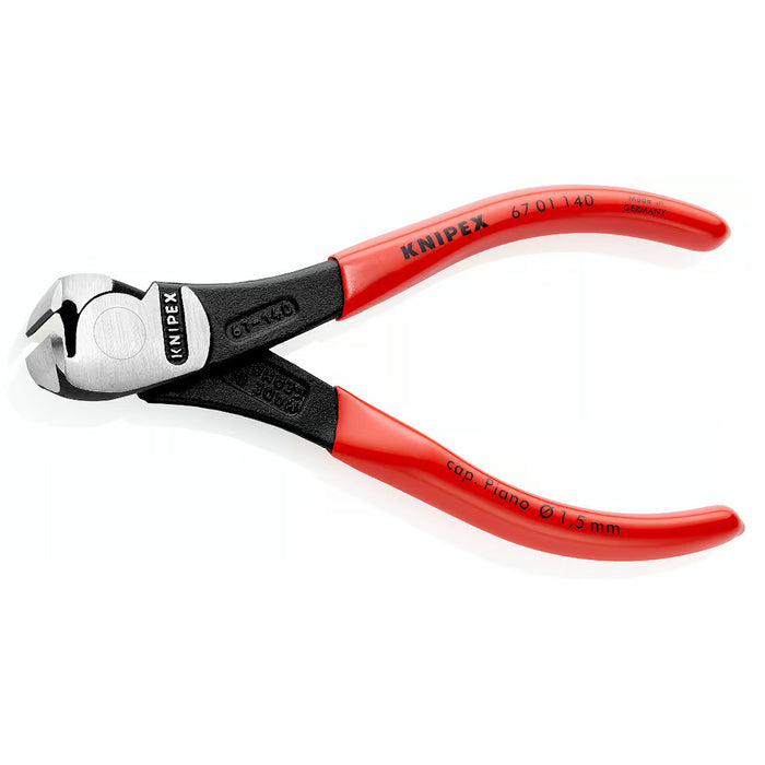 Kìm cắt kiểu càng cua KNIPEX chiều dài từ 140mm - 200mm, mạ đen nhám, tay cầm bọc nhựa kháng dầu mở