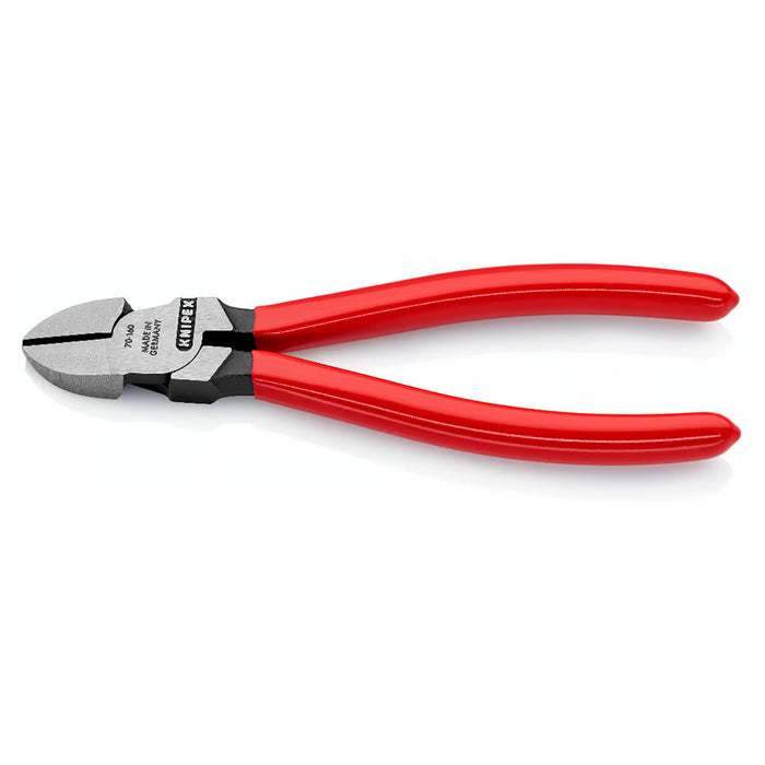 Kìm cắt KNIPEX chiều dài từ 110mm - 180mm, mạ đen nhám, tay cầm bọc nhựa chống trượt