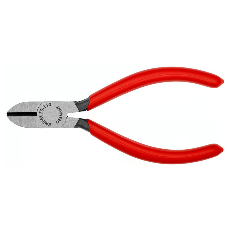 Kìm cắt KNIPEX chiều dài từ 110mm - 180mm, mạ đen nhám, tay cầm bọc nhựa chống trượt