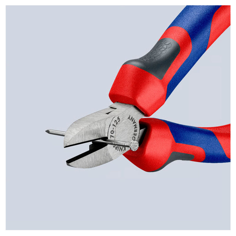 Kìm cắt KNIPEX chiều dài từ 125mm - 180mm, mạ đen nhám, tay cầm bọc nhựa chống trượt