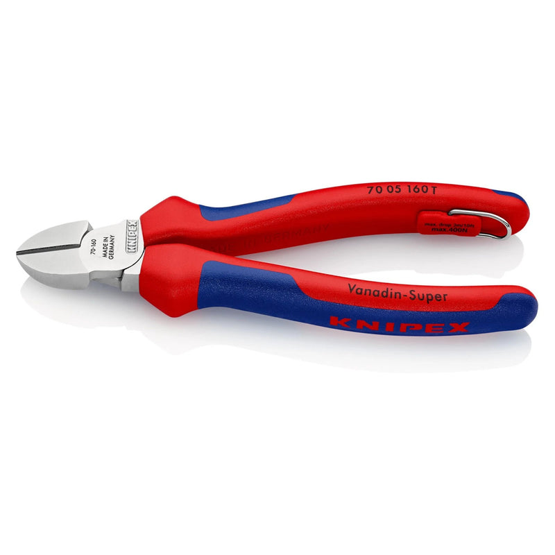 Kìm cắt KNIPEX chiều dài từ 125mm - 180mm, mạ Chrome, tay cầm bọc nhựa chống trượt