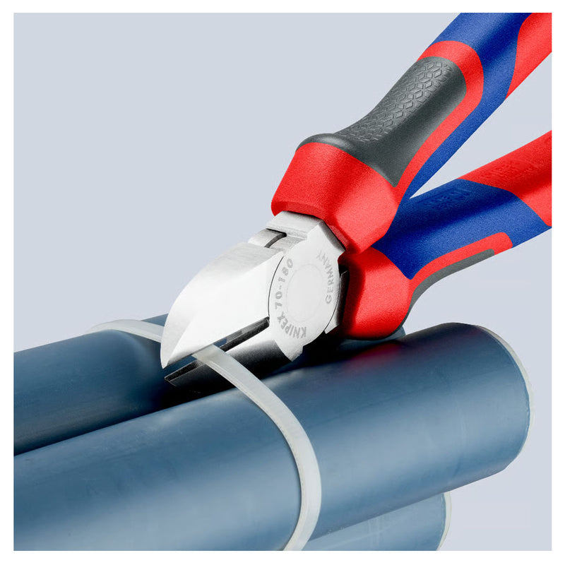 Kìm cắt KNIPEX chiều dài từ 125mm - 180mm, mạ Chrome, tay cầm bọc nhựa chống trượt