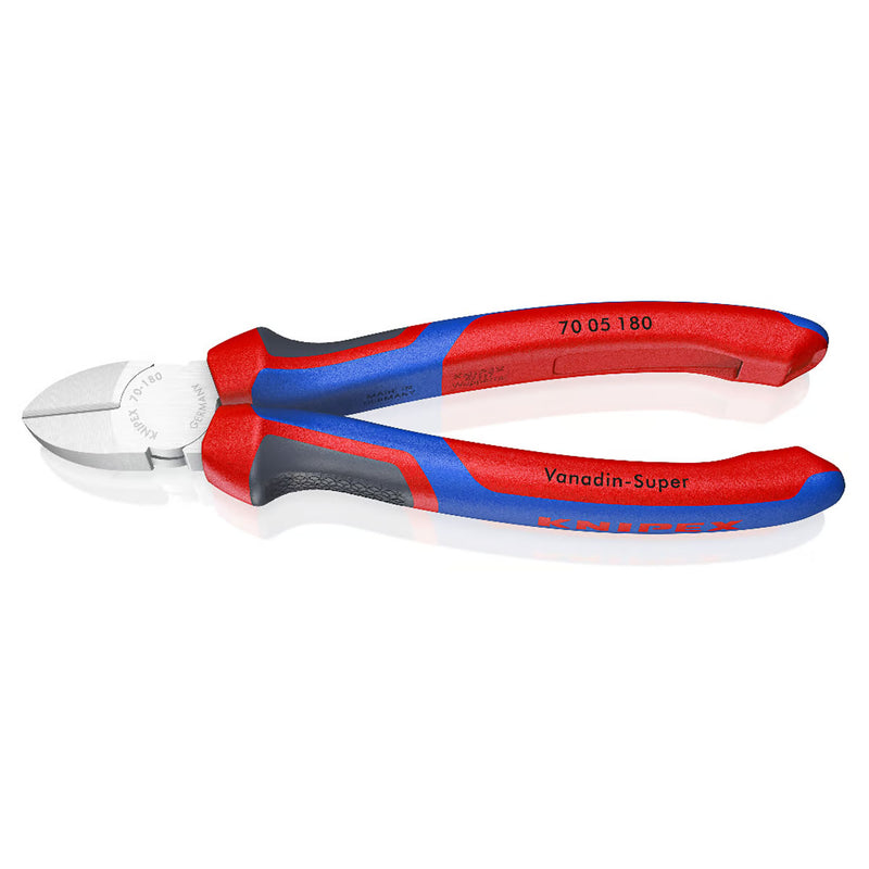 Kìm cắt KNIPEX chiều dài từ 125mm - 180mm, mạ Chrome, tay cầm bọc nhựa chống trượt