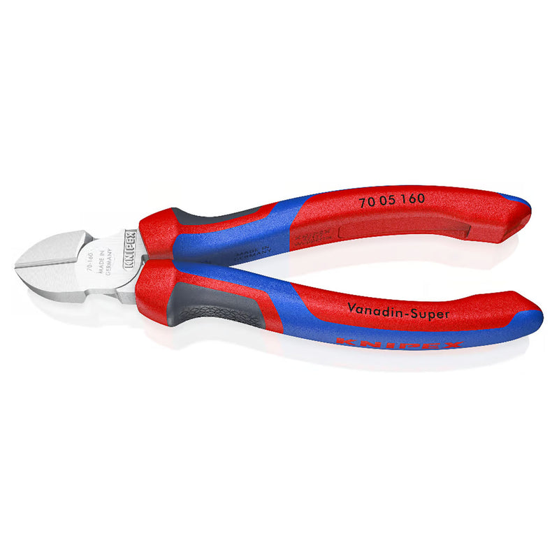 Kìm cắt KNIPEX chiều dài từ 125mm - 180mm, mạ Chrome, tay cầm bọc nhựa chống trượt