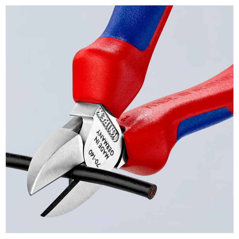 Kìm cắt KNIPEX chiều dài từ 125mm - 180mm, mạ Chrome, tay cầm bọc nhựa chống trượt