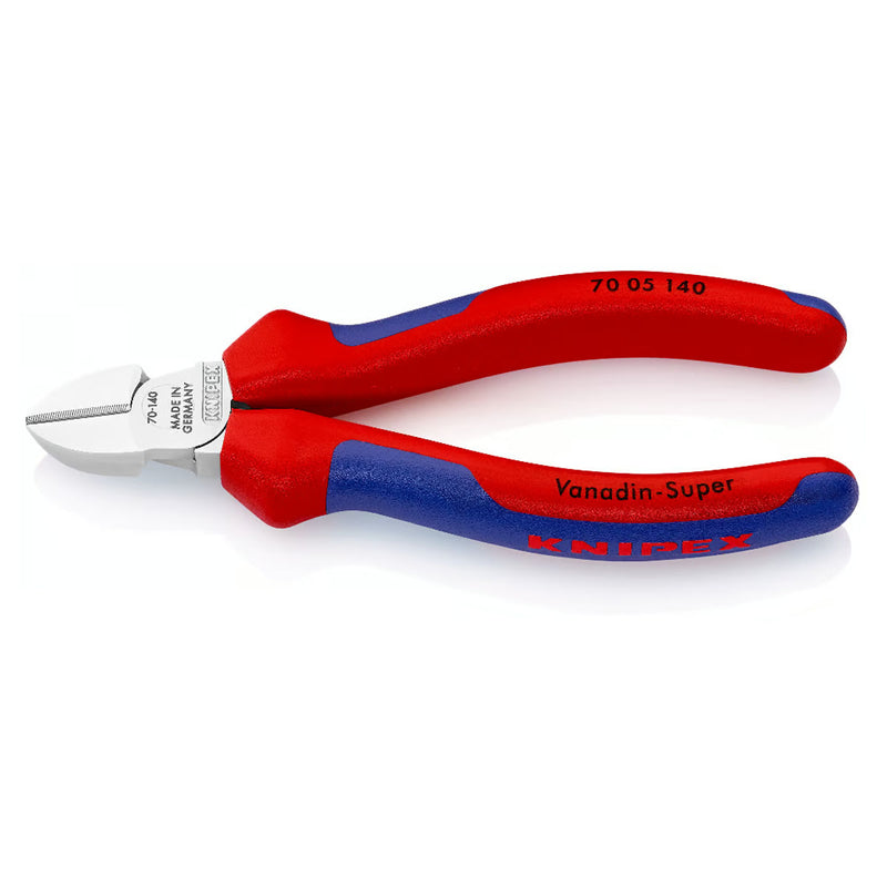 Kìm cắt KNIPEX chiều dài từ 125mm - 180mm, mạ Chrome, tay cầm bọc nhựa chống trượt
