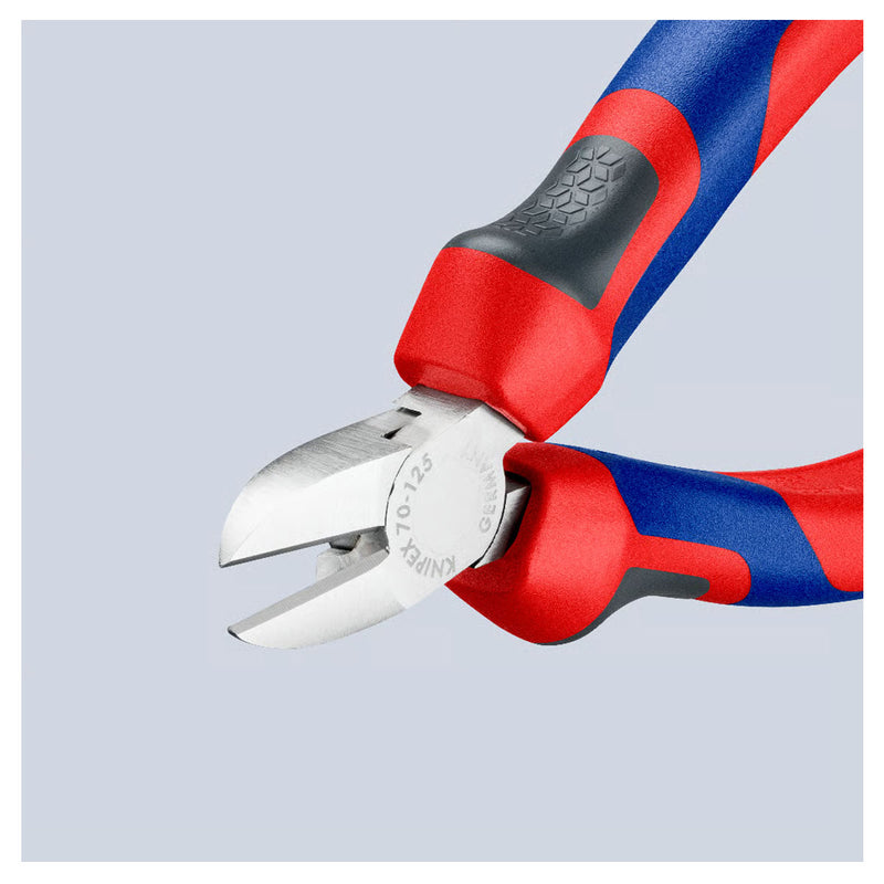 Kìm cắt KNIPEX chiều dài từ 125mm - 180mm, mạ Chrome, tay cầm bọc nhựa chống trượt