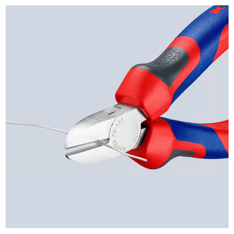 Kìm cắt KNIPEX chiều dài từ 125mm - 180mm, mạ Chrome, tay cầm bọc nhựa chống trượt