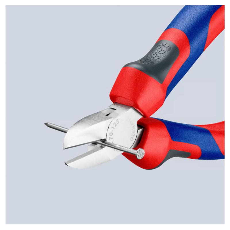 Kìm cắt KNIPEX chiều dài từ 125mm - 180mm, mạ Chrome, tay cầm bọc nhựa chống trượt