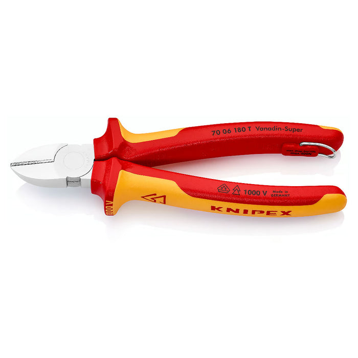 Kìm cắt KNIPEX cách điện 1000V, chiều dài từ 125mm - 180mm, mạ Chrome