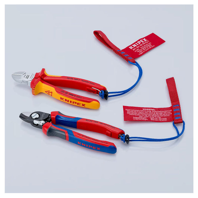 Kìm cắt KNIPEX cách điện 1000V, chiều dài từ 125mm - 180mm, mạ Chrome