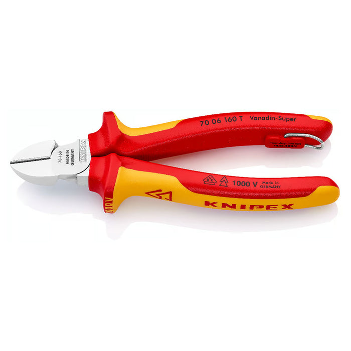 Kìm cắt KNIPEX cách điện 1000V, chiều dài từ 125mm - 180mm, mạ Chrome