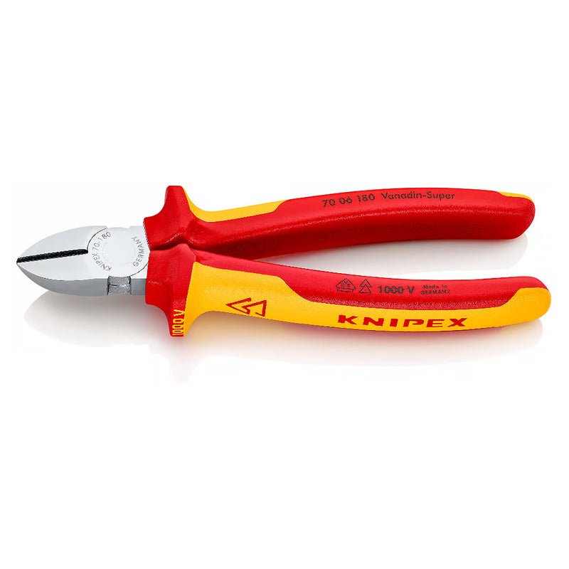 Kìm cắt KNIPEX cách điện 1000V, chiều dài từ 125mm - 180mm, mạ Chrome